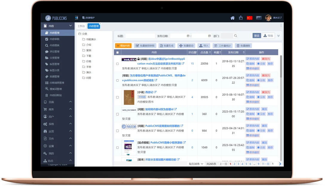 PublicCMS 项目详细介绍-05r