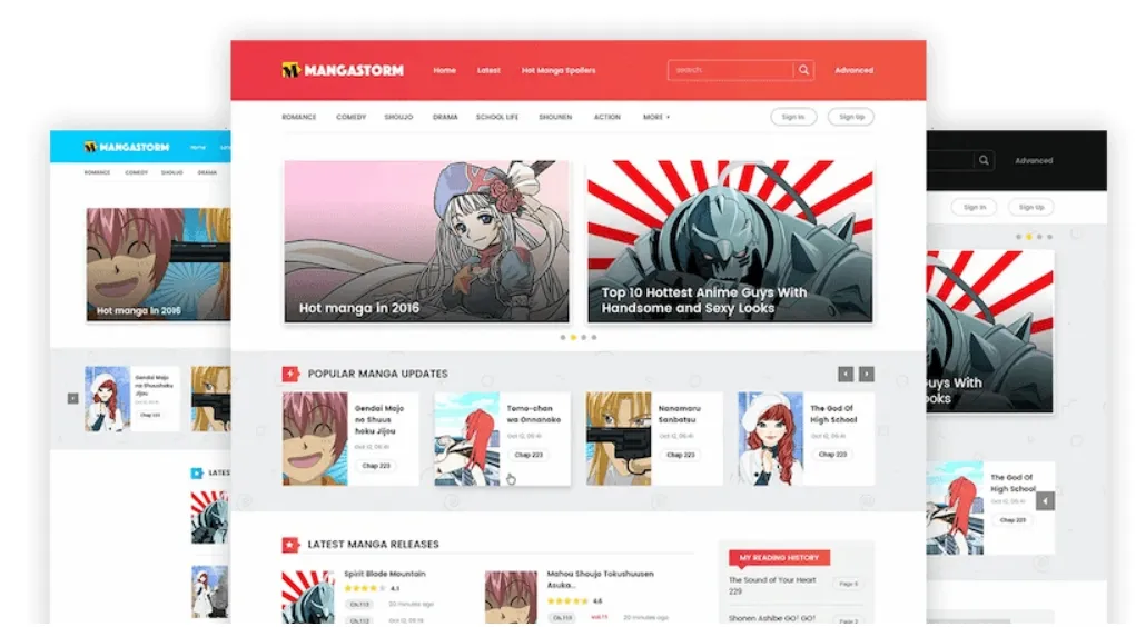 Madara 2.2.2.1主题源码 响应式WordPress漫画小说主题模板-05r