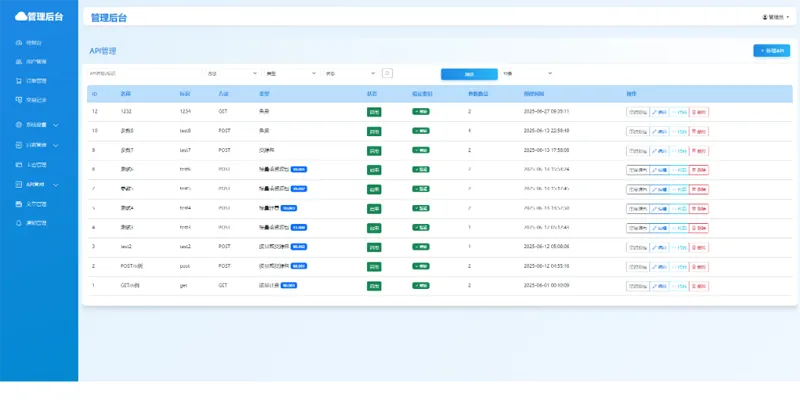 OneAPI(企业级API接口管理系统源码) OneAPI(企业级API接口管理系统源码)