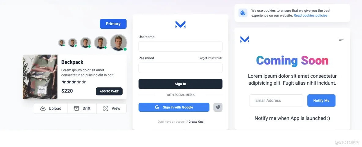 Meraki UI(基于Tailwind CSS构建的开源前端组件库)-05r